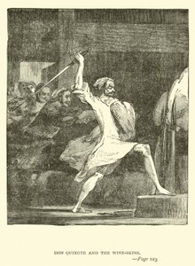 Don Quijote y los Odres de Vino de John Gilbert